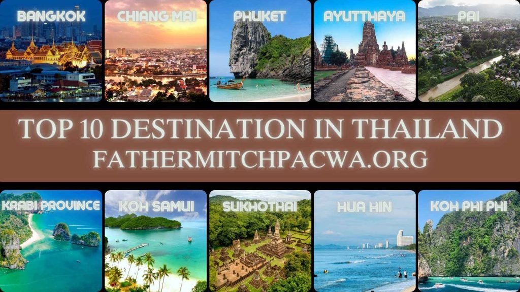 top 10 destinations thailand
